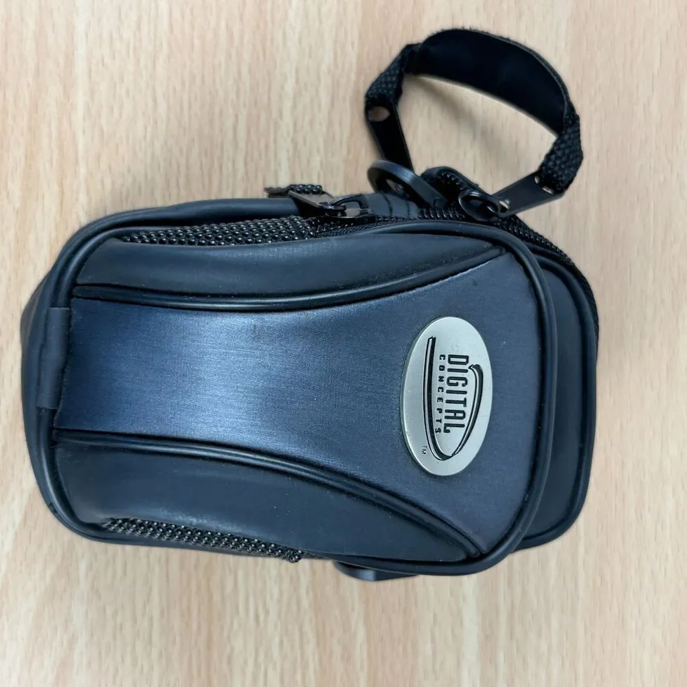 Digital Concepts Black Camera Case Carrying Bag Pouch Compact Point & Shoot